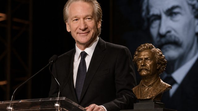 Bill Maher to be Honored with 2026 Mark Twain Prize for Humor
