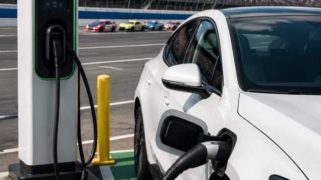 EV Charging Innovations Shine at NASCAR 