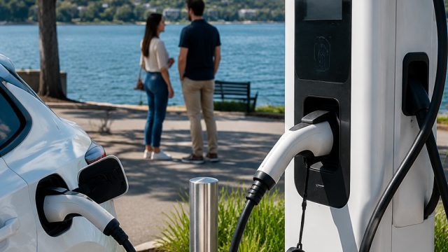 New EV Charging Stations Empower Lake Mac Residents