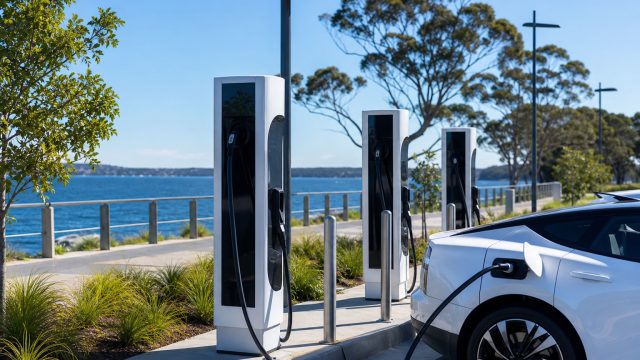 New EV Charging Stations Enhance Lake Ma