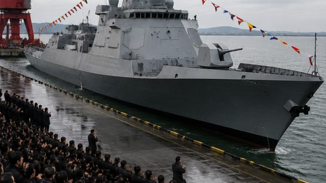 North Korea Unveils New Warship Amid Gro