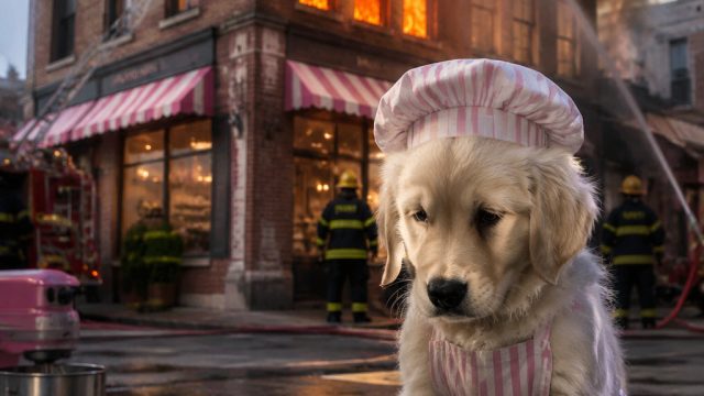 Preppy Puppy Bakery Fire Sparks Communit