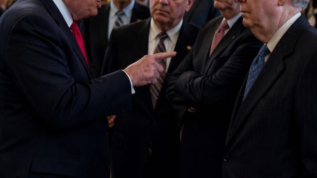 Trump's Confrontation with Senate Republ